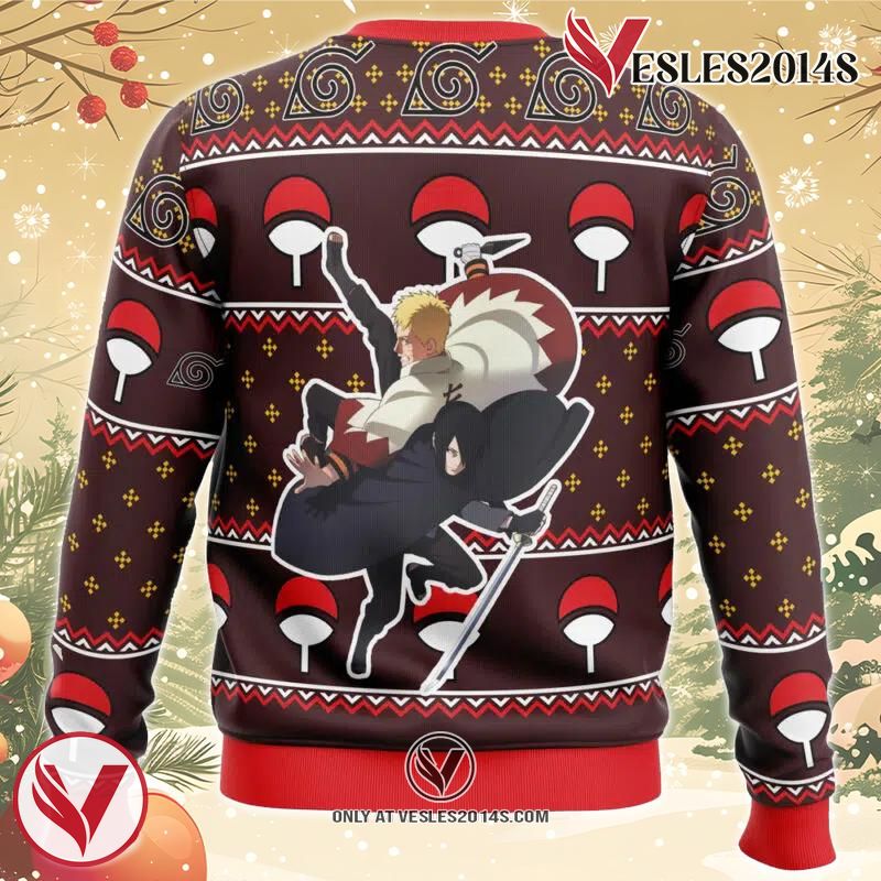 Naruto Sasuke Grown Ugly Christmas Sweater, Unique Christmas Gift For Fans - Vesles2014S 1