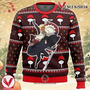 Naruto Sasuke Grown Ugly Christmas Sweater, Unique Christmas Gift For Fans - Vesles2014S