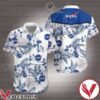 Nasa Blue Tropical Floral White Hawaiian Shirt, Unique Gifts For Friends - Vesles2014S 1