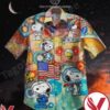 Nasa Snoopy American Flag Hawaiian Shirt, Unique Gifts For Friends - Vesles2014S 1