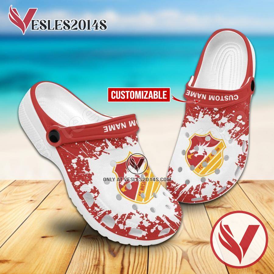 Nasaf Qarshi Logo Custom Crocs Shoes For Men And Women, Unique Clogs Shoes For Fans - Vesles2014S