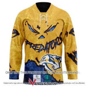 Nashville Predators Blood Personalized Hockey Jersey Shirt, Trending Gifts For Fans - Vesles2014s