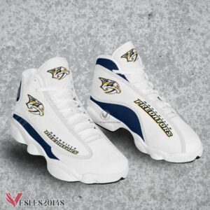 Nashville Predators Logo Air Jordan 13 Shoes, Best Sneaker Gifts For Fans - Vesles2014s