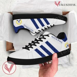 National Career College Print Stan Smith Shoes, Unique Sneaker For Fans - Vesles2014s 1