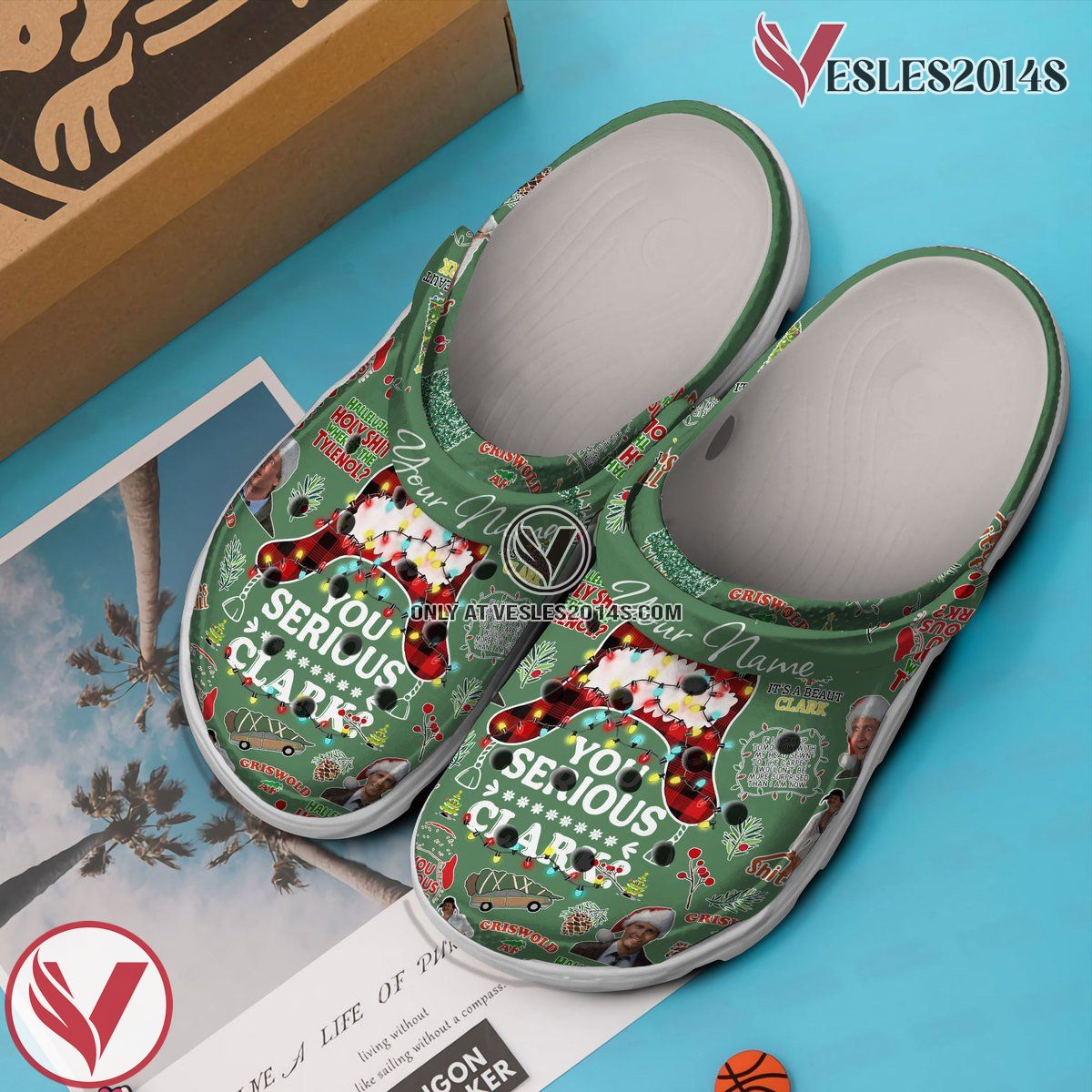 National Lampoon’s Christmas Vacation Movie Crocs Crocband Clogs Shoes Comfortable For Men Women and Kids Style 2 - Vesles2014S 2