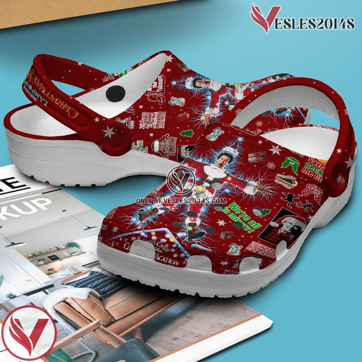 National Lampoon’s Christmas Vacation Movie Crocs Crocband Clogs Shoes Comfortable For Men Women and Kids Style 23 - Vesles2014S 2