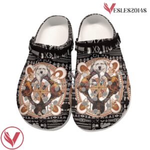 Native American Bear Warrior Crocs Clog Shoes For Kid and Adult, Unique Gift From  Vesles2014S 3