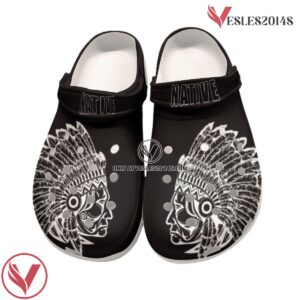 Native American Chief Crocs For Kid and Adult, Unique Gift From  Vesles2014S 3