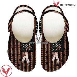 Native American Crocs Clog Shoes For Kid and Adult Style 12, Unique Gift From Vesles2014S 2