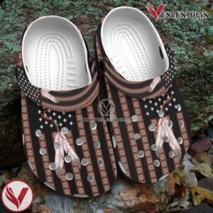 Native American Crocs Clog Shoes For Kid and Adult Style 12, Unique Gift From Vesles2014S 3