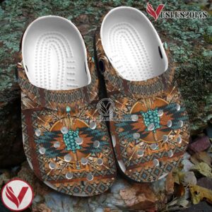 Native American Crocs Clog Shoes For Kid and Adult Style 15, Unique Gift From  Vesles2014S 2