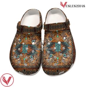 Native American Crocs Clog Shoes For Kid and Adult Style 15, Unique Gift From  Vesles2014S 3