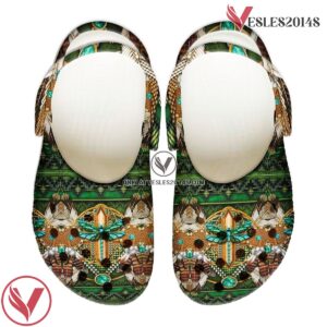 Native American Crocs Clog Shoes For Kid and Adult Style 26, Unique Gift From  Vesles2014S 2