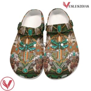 Native American Crocs Clog Shoes For Kid and Adult Style 26, Unique Gift From  Vesles2014S 4