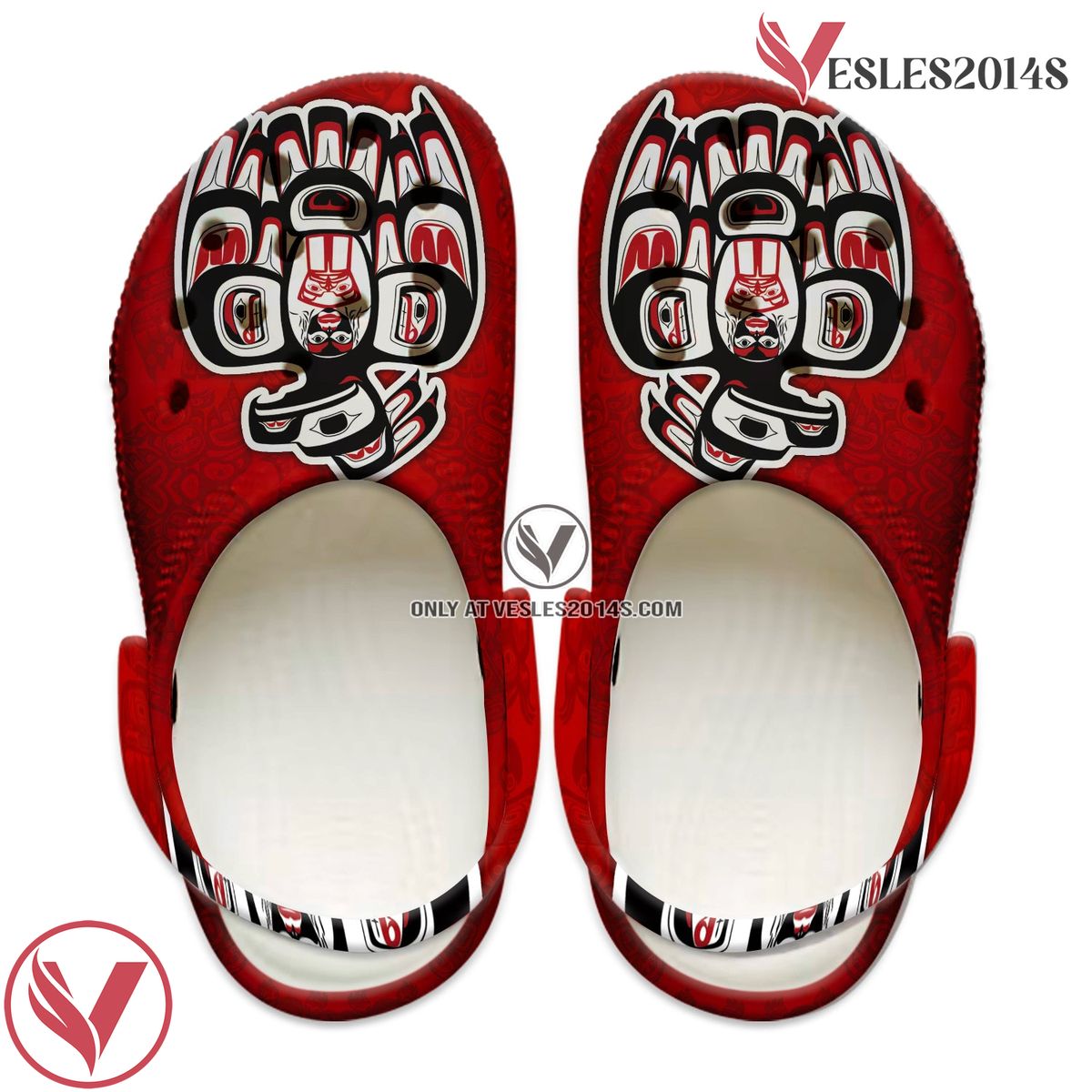 Native American Crocs Clog Shoes For Kid and Adult Style 30, Unique Gift From Vesles2014S 4