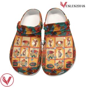 Native American Crocs Clog Shoes For Kid and Adult Style 33, Unique Gift From Vesles2014S 3
