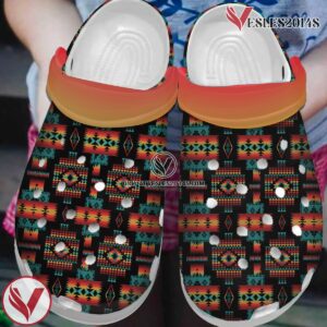 Native American Crocs Clog Shoes For Kid and Adult Style 34, Unique Gift From  Vesles2014S 3
