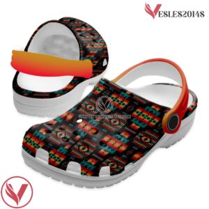 Native American Crocs Clog Shoes For Kid and Adult Style 34, Unique Gift From  Vesles2014S