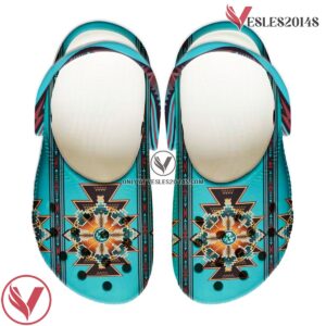 Native American Crocs Clog Shoes For Kid and Adult Style 35, Unique Gift From  Vesles2014S 3