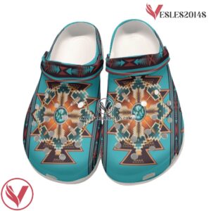 Native American Crocs Clog Shoes For Kid and Adult Style 35, Unique Gift From  Vesles2014S 4