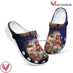 Native American Crocs Clog Shoes For Kid and Adult Style 4, Unique Gift From  Vesles2014S 3