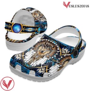 Native American Crocs Clog Shoes For Kid and Adult Style 40, Unique Gift From  Vesles2014S