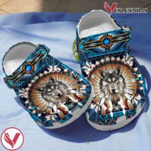 Native American Crocs Clog Shoes For Kid and Adult Style 40, Unique Gift From  Vesles2014S 4