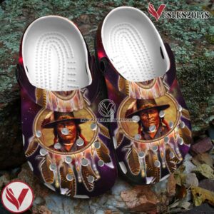 Native American Crocs Clog Shoes For Kid and Adult Style 41, Unique Gift From  Vesles2014S 2