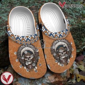 Native American Crocs Clog Shoes For Kid and Adult Style 44, Unique Gift From  Vesles2014S 2