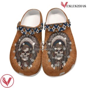 Native American Crocs Clog Shoes For Kid and Adult Style 44, Unique Gift From  Vesles2014S 3