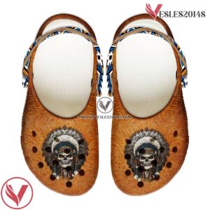 Native American Crocs Clog Shoes For Kid and Adult Style 44, Unique Gift From  Vesles2014S 4