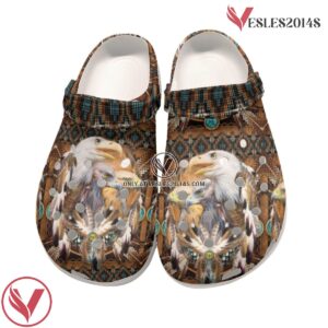 Native American Crocs Clog Shoes For Kid and Adult Style 53, Unique Gift From Vesles2014S 3