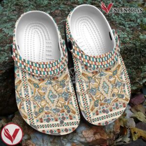 Native American Crocs Clog Shoes For Kid and Adult Style 55, Unique Gift From  Vesles2014S 2