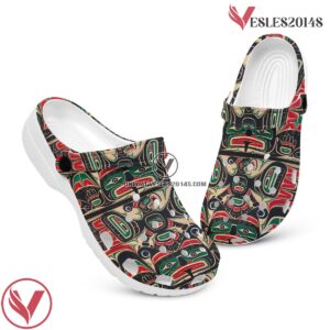 Native American Crocs Clog Shoes For Kid and Adult Style 6, Unique Gift From Vesles2014S 3