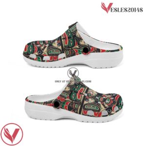 Native American Crocs Clog Shoes For Kid and Adult Style 6, Unique Gift From Vesles2014S 4