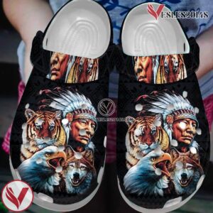 Native American Crocs Clog Shoes For Kid and Adult Style 63, Unique Gift From  Vesles2014S