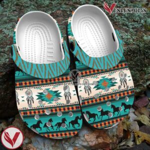 Native American Crocs Clog Shoes For Kid and Adult Style 66, Unique Gift From Vesles2014S 3