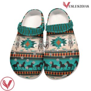 Native American Crocs Clog Shoes For Kid and Adult Style 66, Unique Gift From Vesles2014S 4