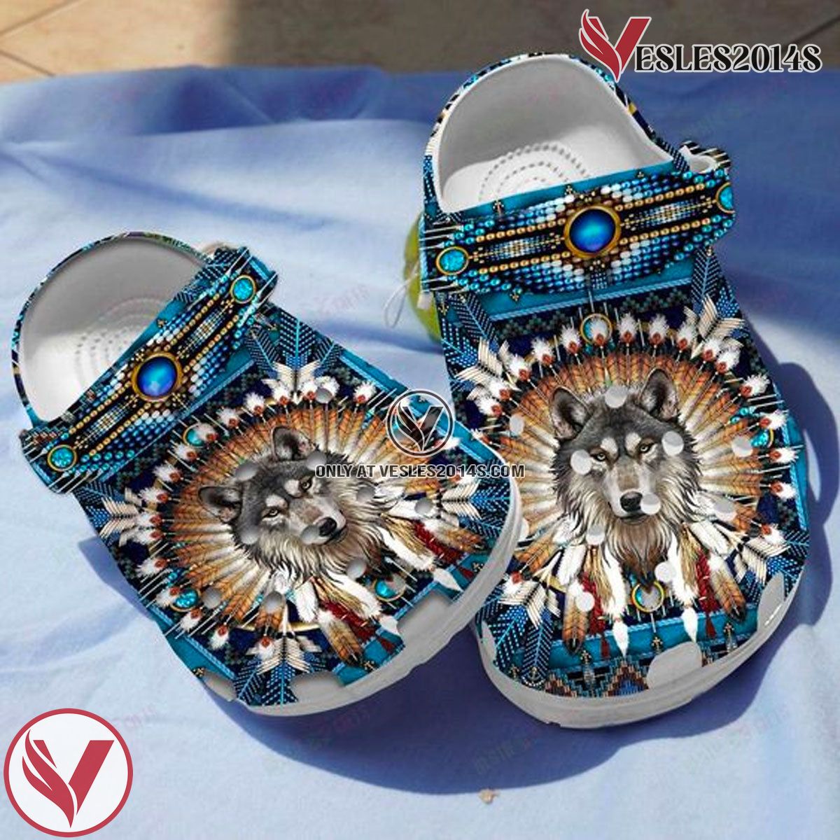 Native American Crocs Clog Shoes For Kid and Adult Style 67, Unique Gift From Vesles2014S 3