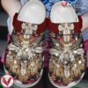 Native American Crocs Clog Shoes For Kid and Adult Style 68, Unique Gift From Vesles2014S