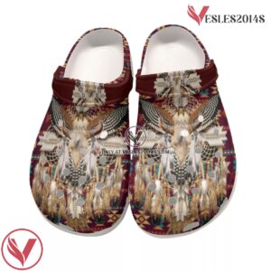 Native American Crocs Clog Shoes For Kid and Adult Style 68, Unique Gift From Vesles2014S 3