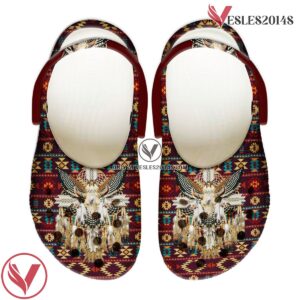 Native American Crocs Clog Shoes For Kid and Adult Style 68, Unique Gift From Vesles2014S 4