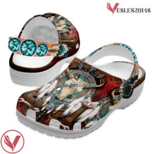 Native American Crocs Clog Shoes For Kid and Adult Style 70, Unique Gift From  Vesles2014S