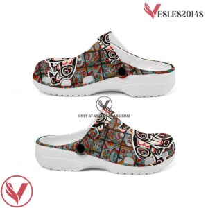 Native American Crocs Clog Shoes For Kid and Adult Style 74, Unique Gift From Vesles2014S 3