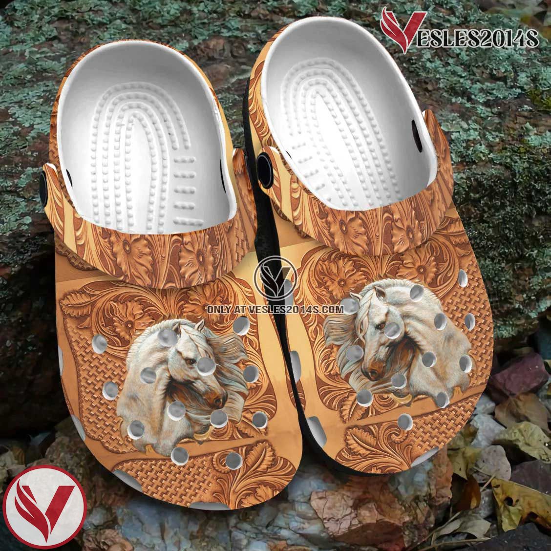 Native American Crocs Clog Shoes For Kid and Adult Style 8, Unique Gift From Vesles2014S 3