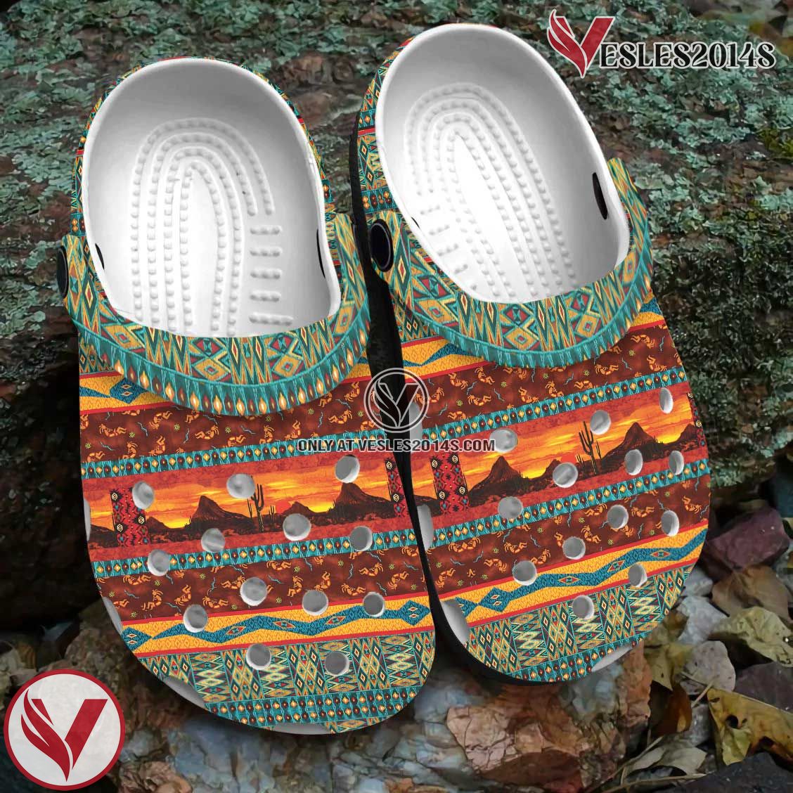 Native American Crocs For Kid and Adult, Unique Gift From Vesles2014S 2
