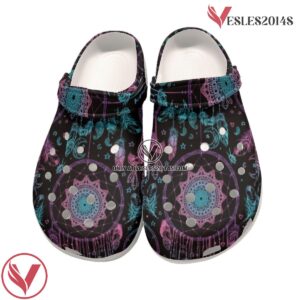 Native American Dream Catcher Crocs Clog Shoes For Kid and Adult, Unique Gift From Vesles2014S 3