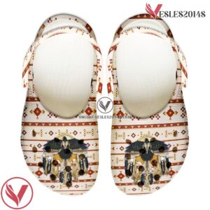 Native American Eagle Crocs For Kid and Adult Style 1, Unique Gift From Vesles2014S 4