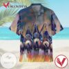 Native American Horse Hawaiian Graphic Print Short Sleeve Hawaiian Casual Shirt Vesles2014S