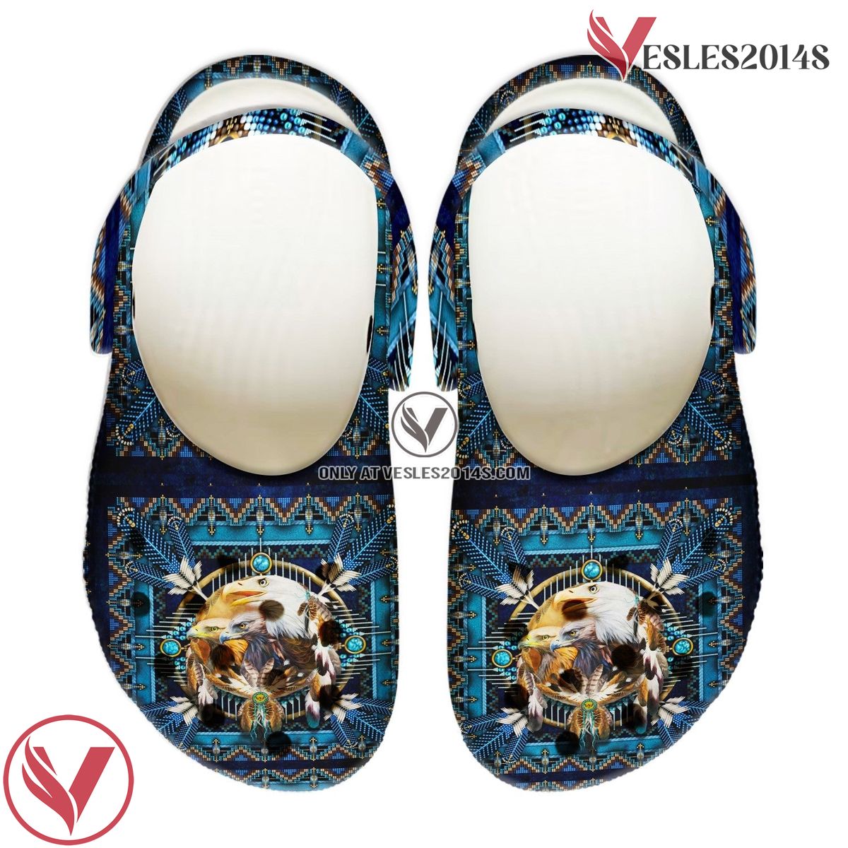 Native American Native Eagle Crocs For Kid and Adult, Unique Gift From Vesles2014S 2